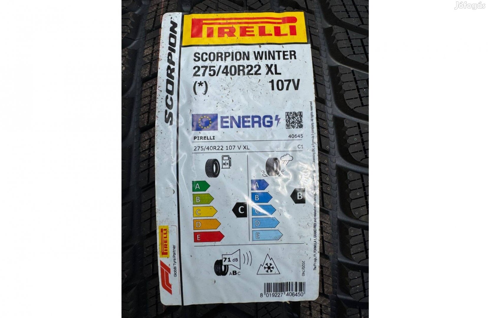 Új Pirelli Scorpion Winter XL 275/40 R22 107V Téli Gumi Gumiabroncs
