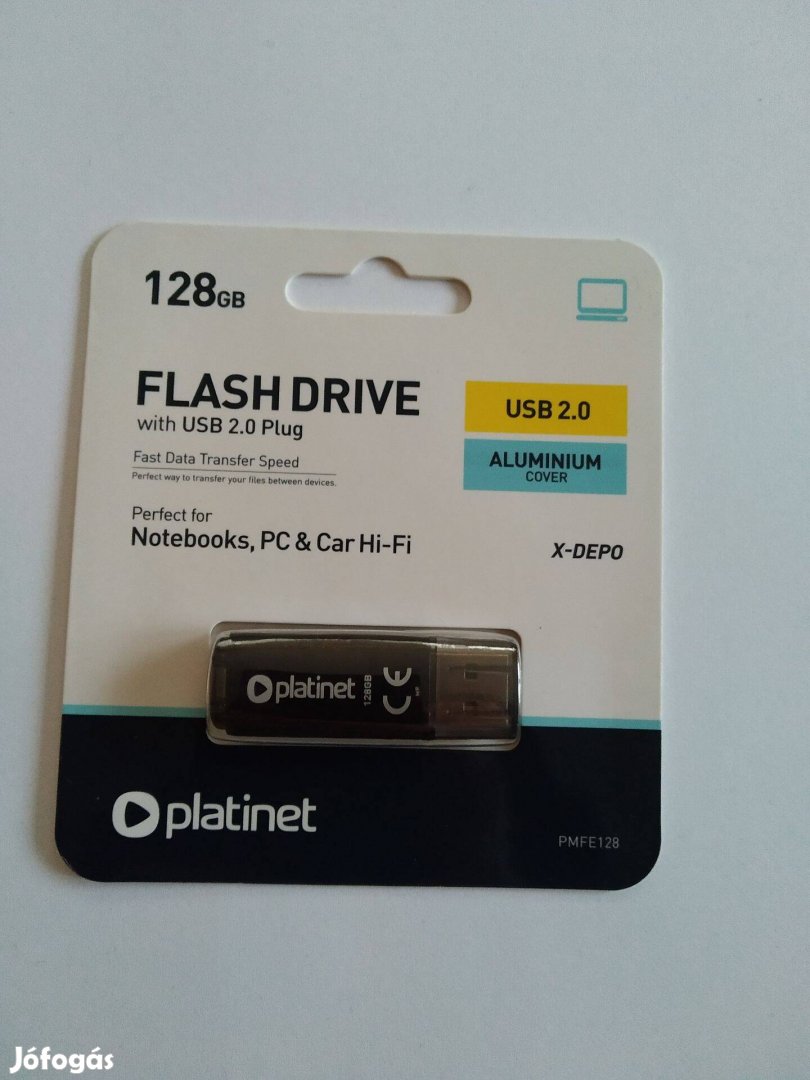 Új Platinet 128 GB-os pendrive