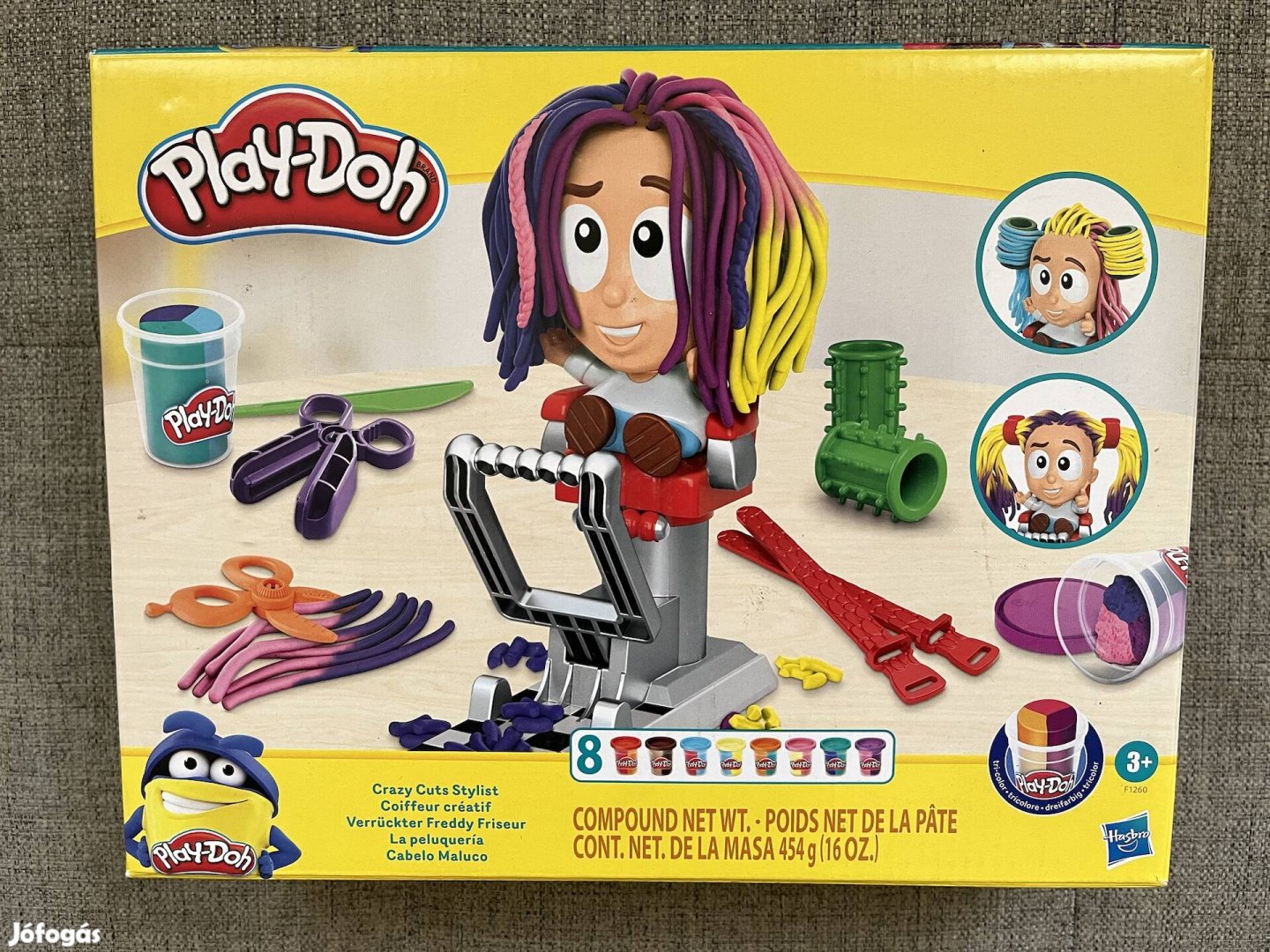 Új Play Doh fodrász gyurma szett