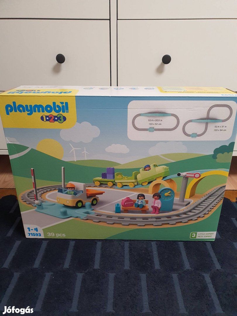 Új Playmobil 1 2 3 vonat kicsiknek 71593