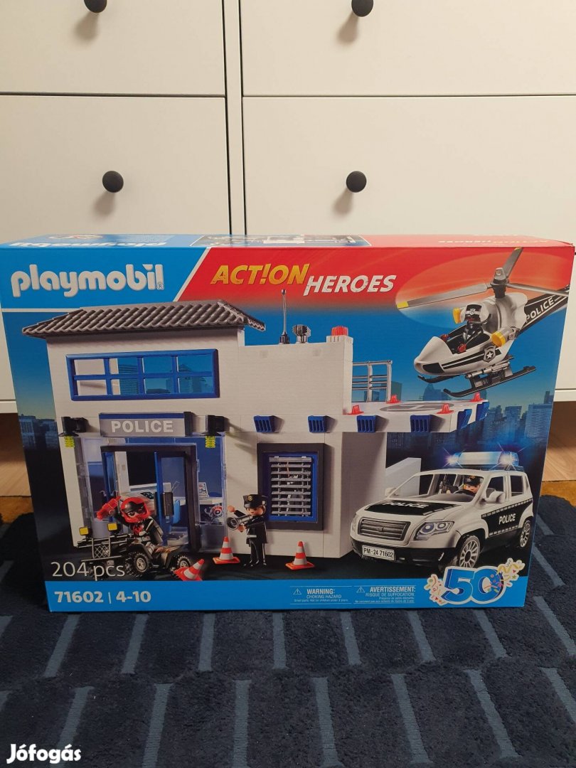 Új Playmobil 71602 rendőrség, rendőrautó