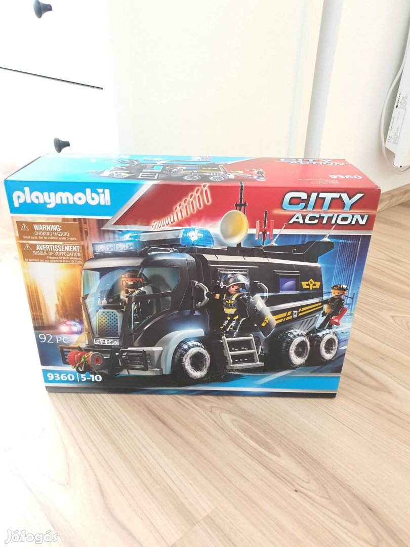 Új Playmobil 9360 rendőrségi rohamkocsi