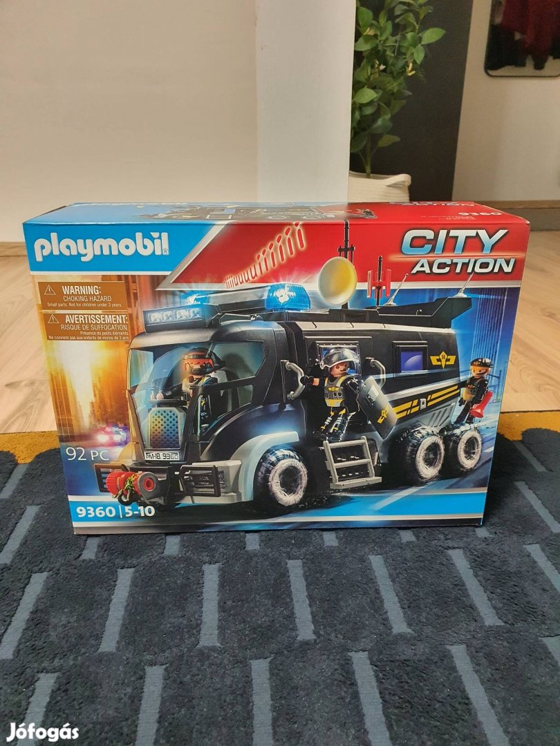 Új Playmobil 9360 rendőrségi rohamkocsi 