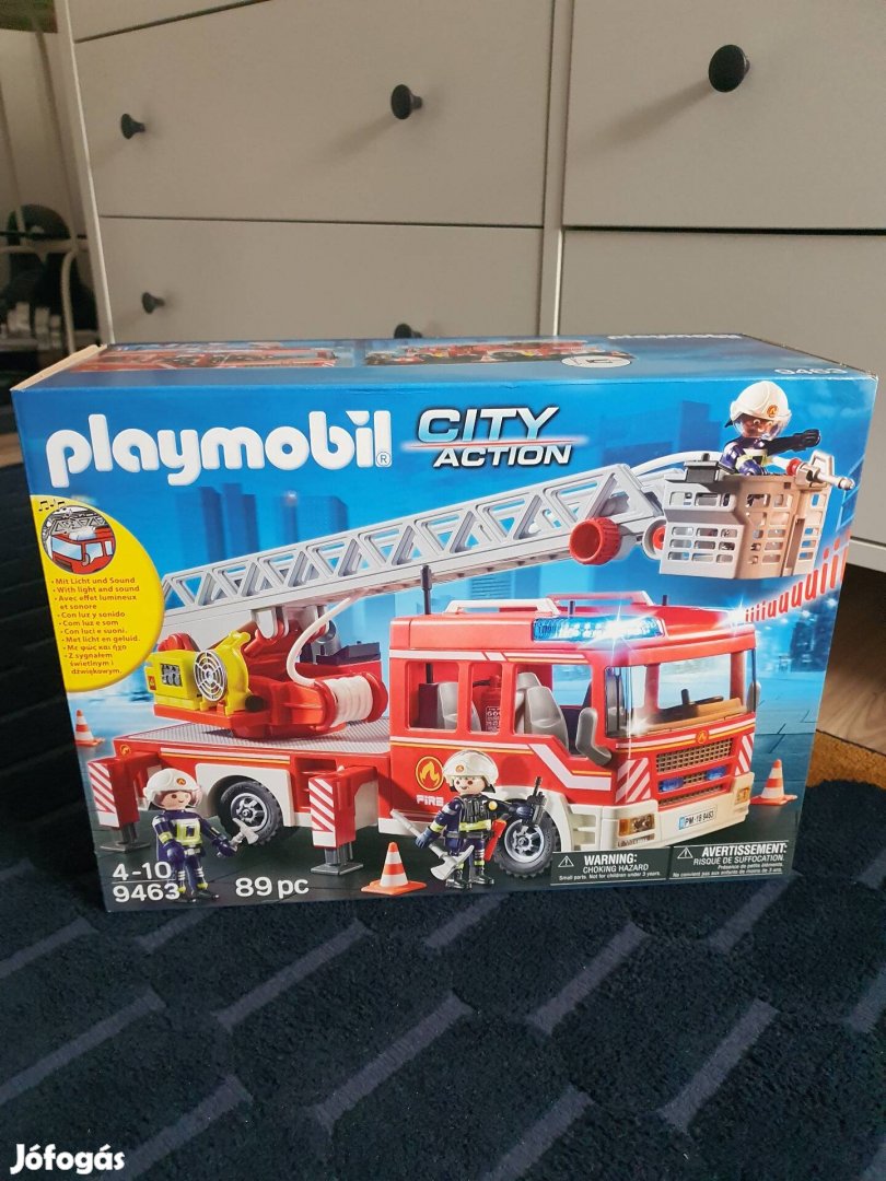 Új Playmobil 9463 tűzoltóautó 