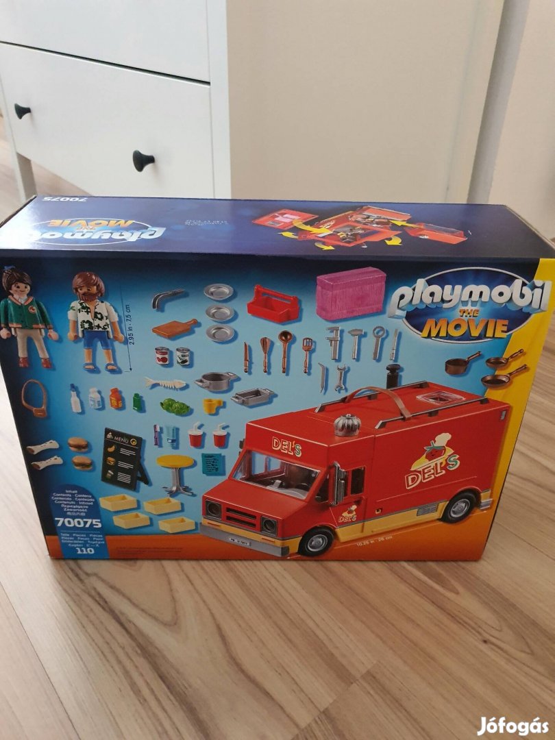 Új Playmobil Foodtruck, búfékocsi 70075