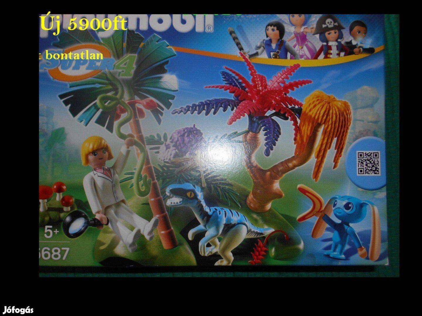 Új Playmobil Űrlakó a Rejtett dinós szigeten (6687) 5900ft