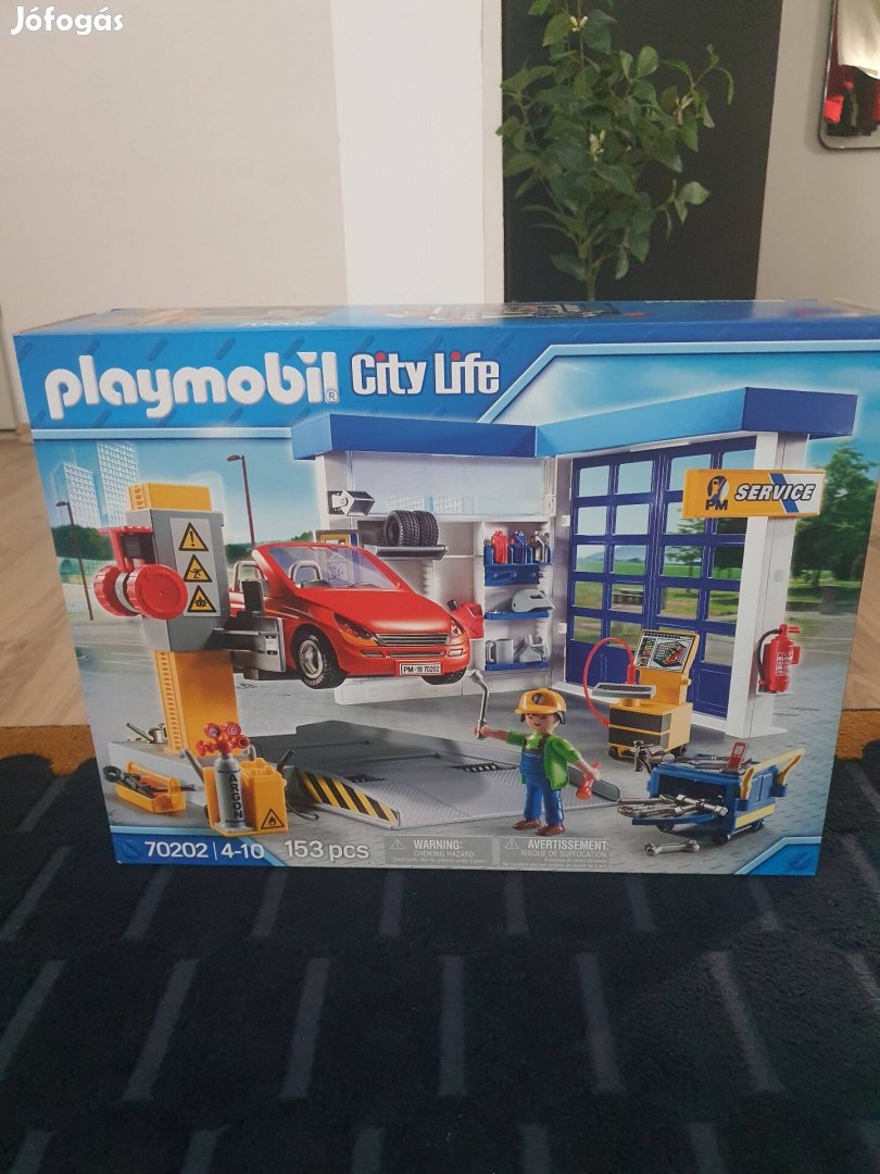 Új Playmobil autószerviz 70202