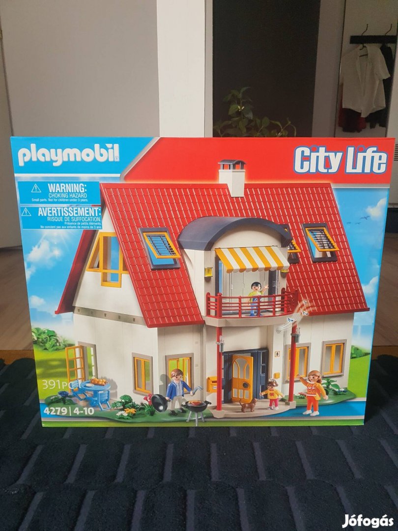 Új Playmobil családi ház 4279 cikksz.