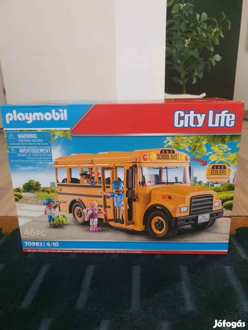 Új Playmobil iskolabusz 70983