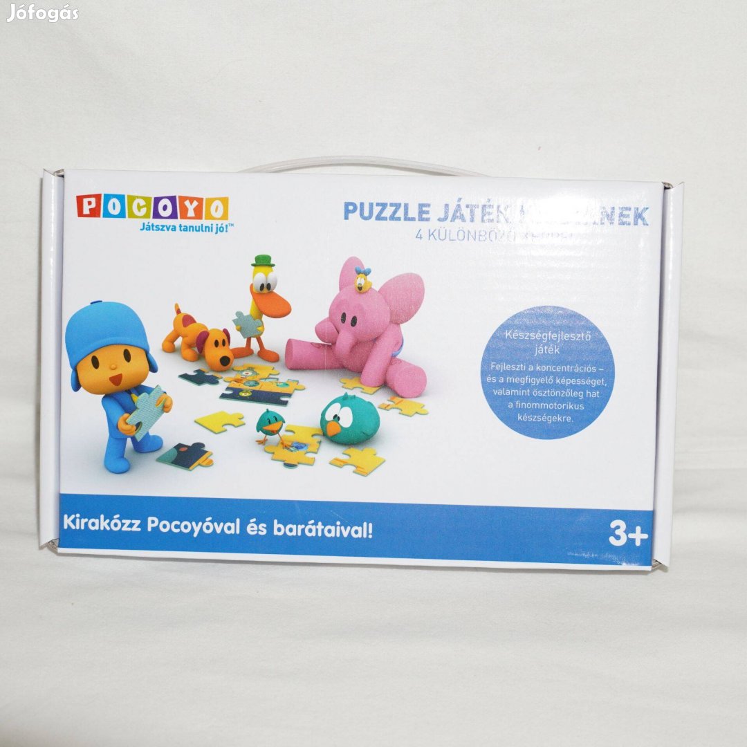 Új Pocoyo puzzle 12 db-os - 4 különböző képpel