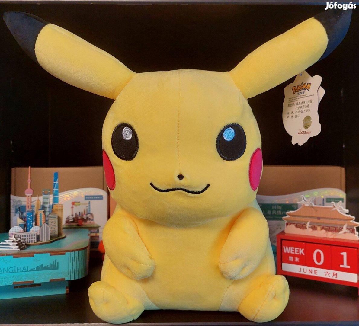 Új Pokemon Kawaii Pikachu Plüss 35cm játék dekoráció