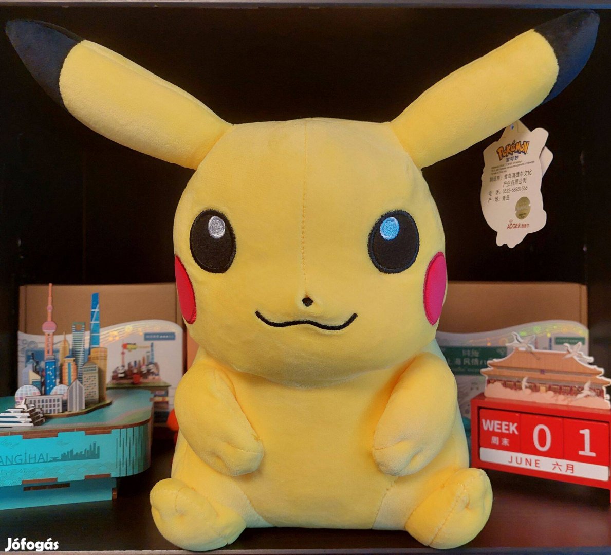 Új Pokemon Kawaii Pikachu Plüss 35cm játék dekoráció