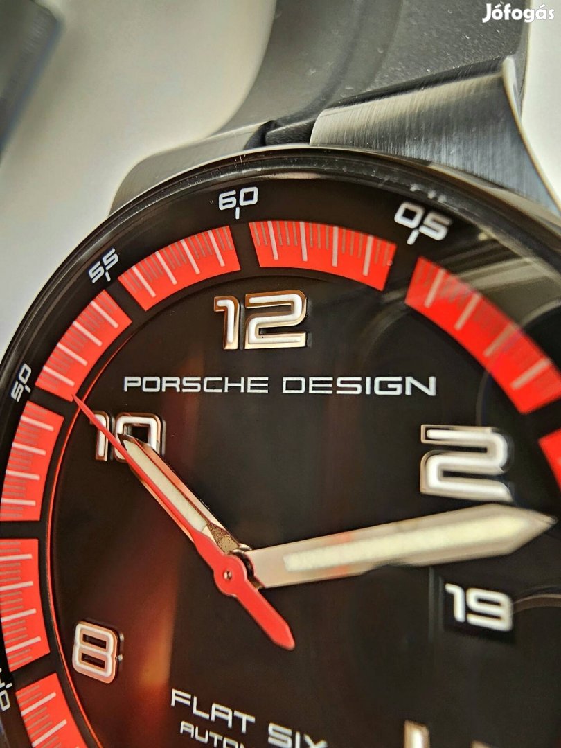 Új Porsche Design Flat Six svájci karóra, full set