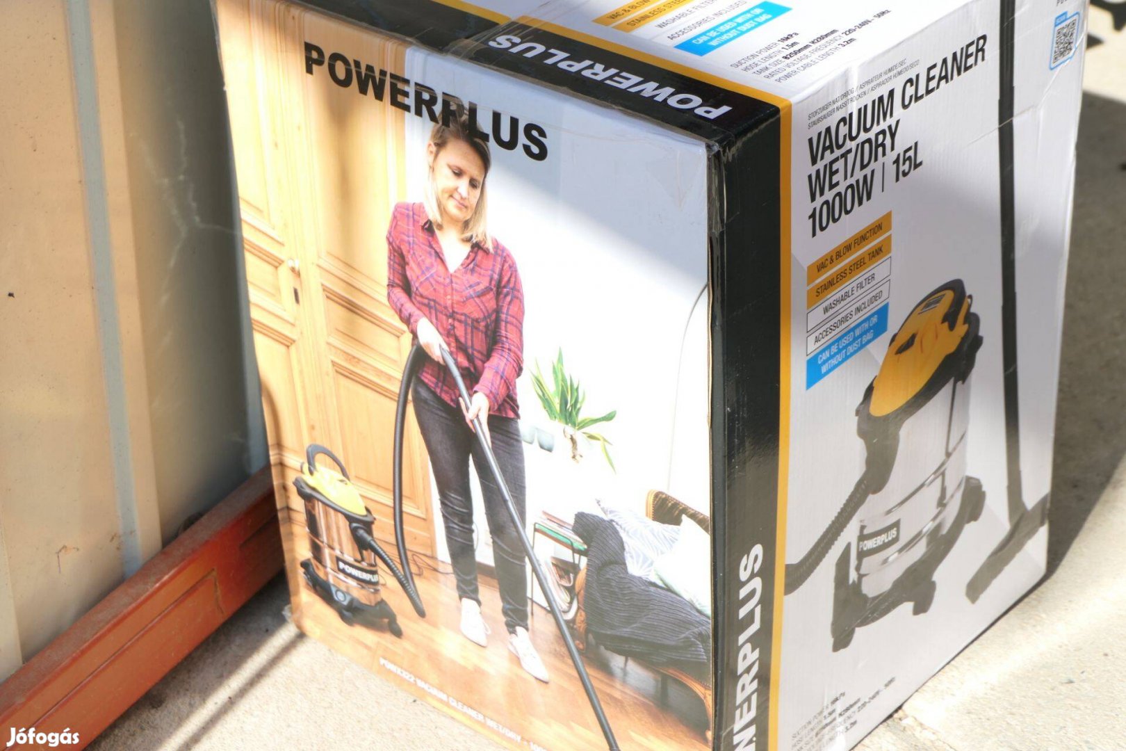 Új Powerplus Powx322 vakuum porszívó száraznedves 1000W