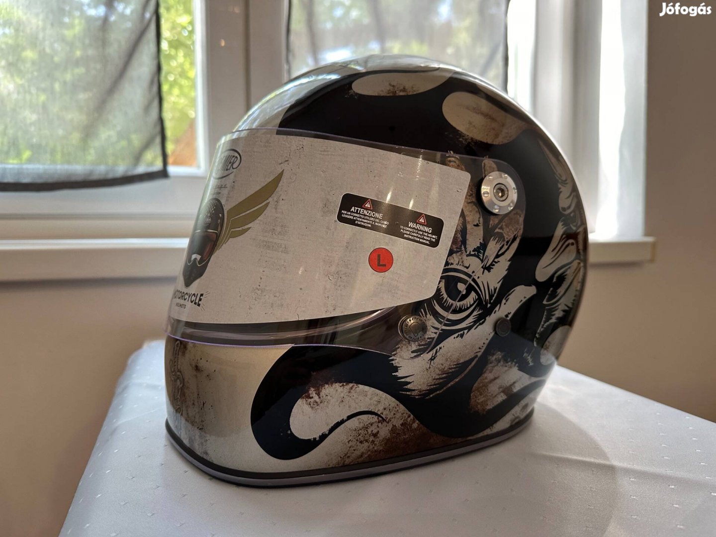 Új Premier Trophy motoros (karbon-aramid) bukósisak