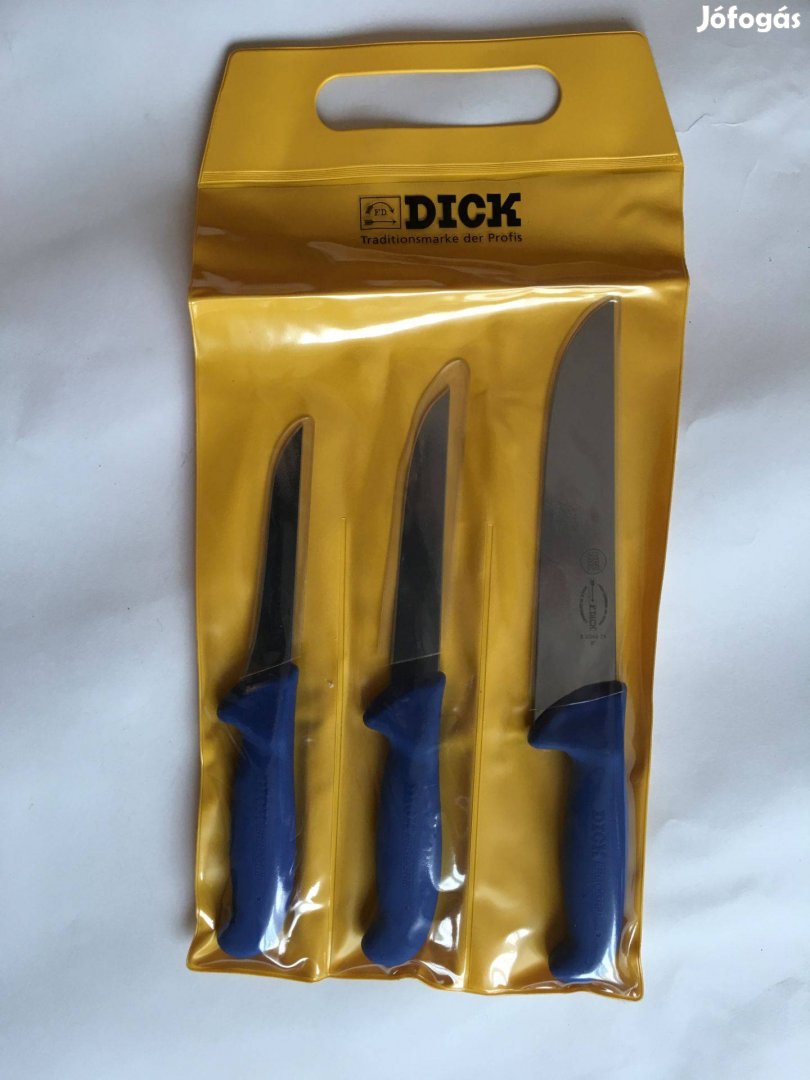 Új Profi német Dick 3db kés késkészlet kések disznóvágásra