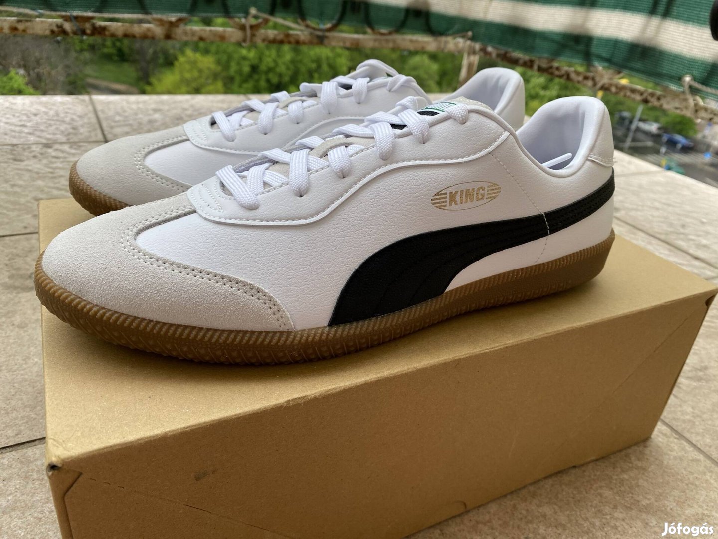 Új Puma King Bőr Sneakers Cipő 44-es