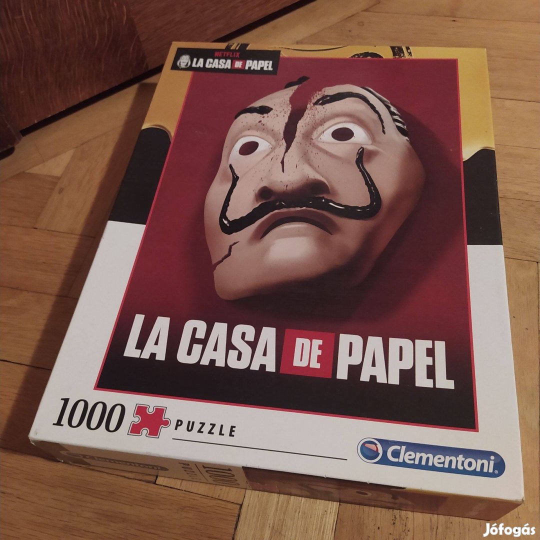 Új Puzzle 1000 darabos A nagy pénzrablás (La Casa De Papel)