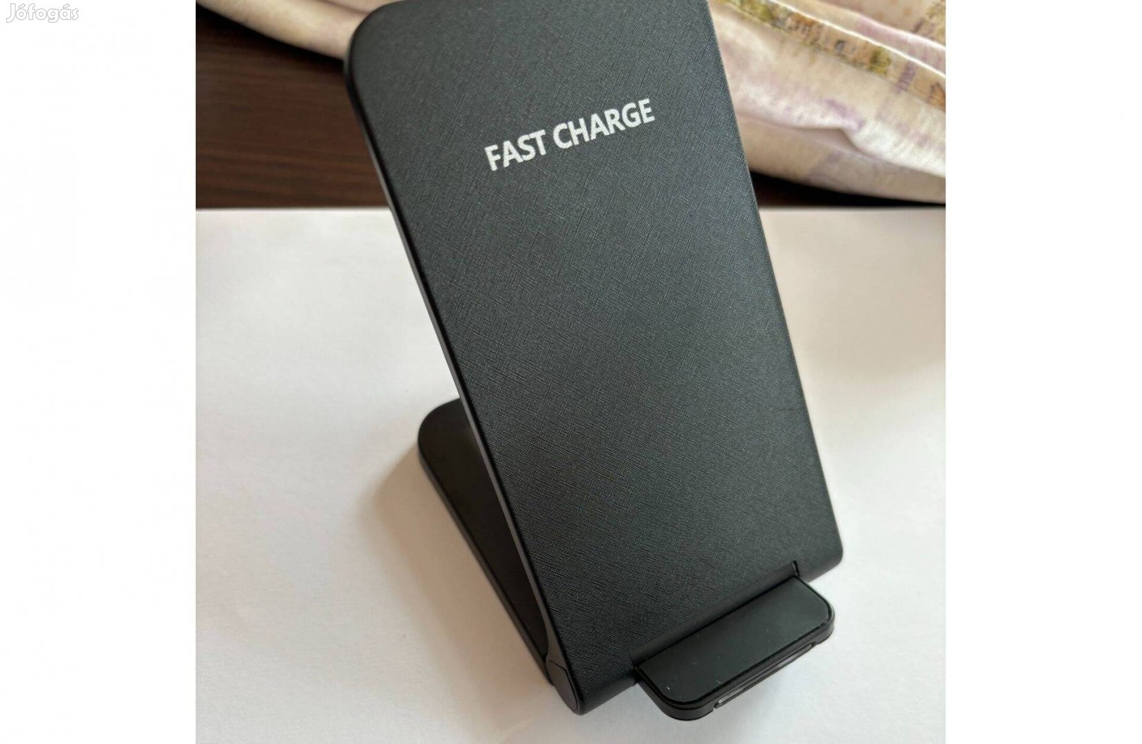 Új Qi asztali tartó töltő 30W usb-c iphone Android