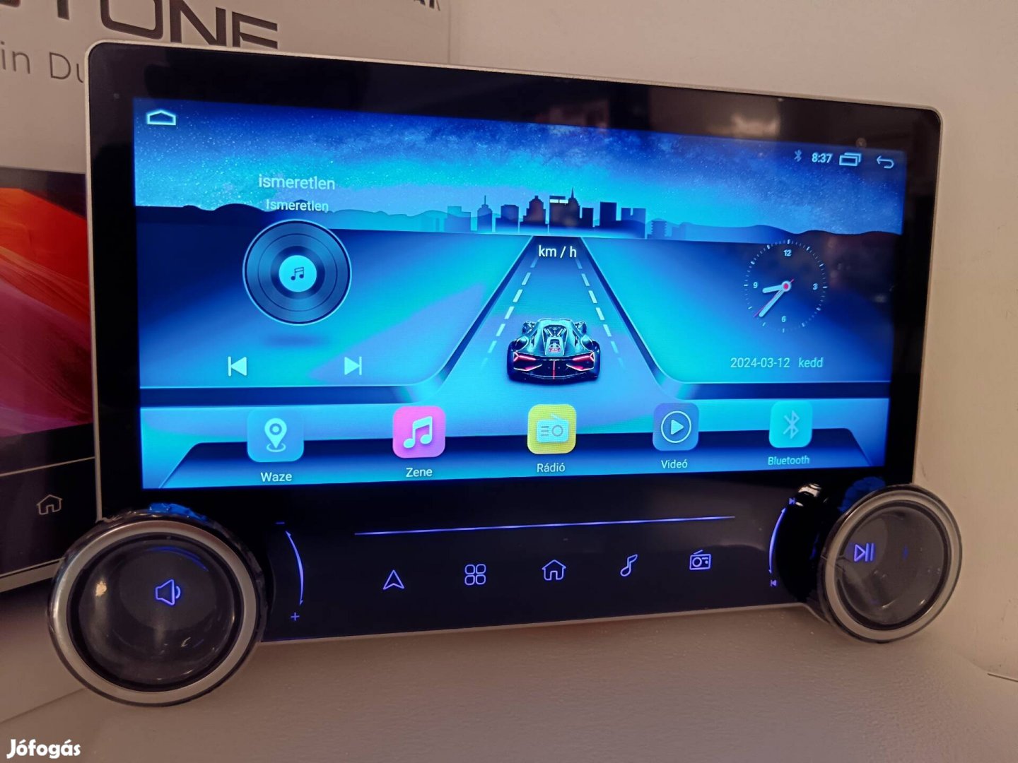 Új Qled kijelzős 10.33" Android Carplay autós multimédia fejegység 