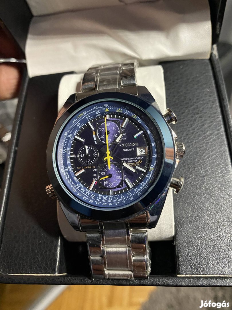 Új Quartz  Full Acél  Chronograph Citizen óra 