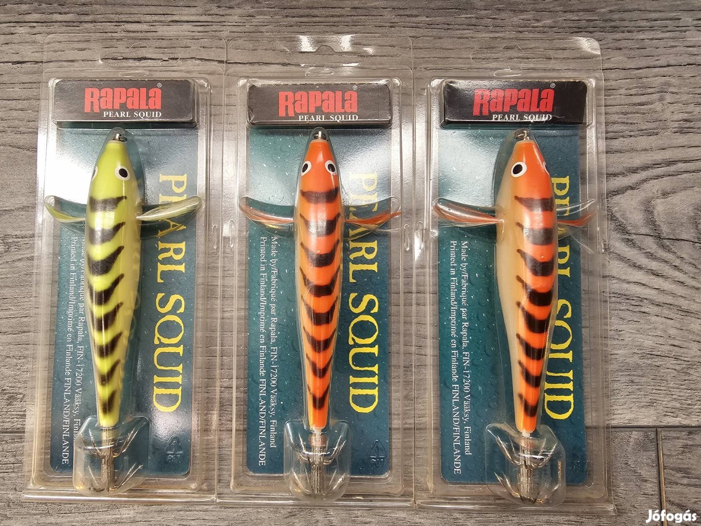 Új Rapala Pearl Squid wobbler 3 db