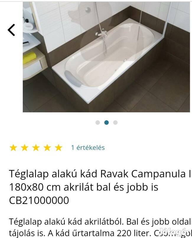 Új Ravak Akrilkád