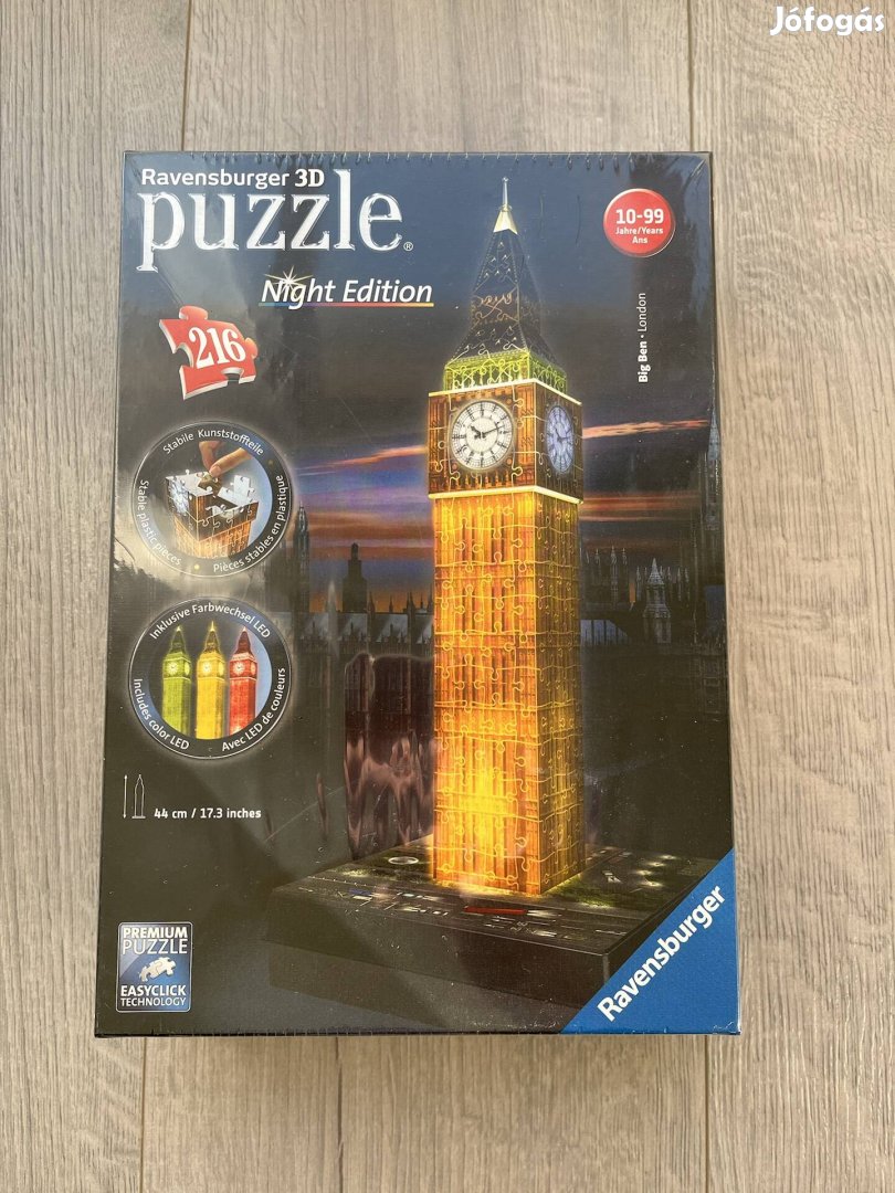 Új Ravensburger 3D puzzle LED világítással 