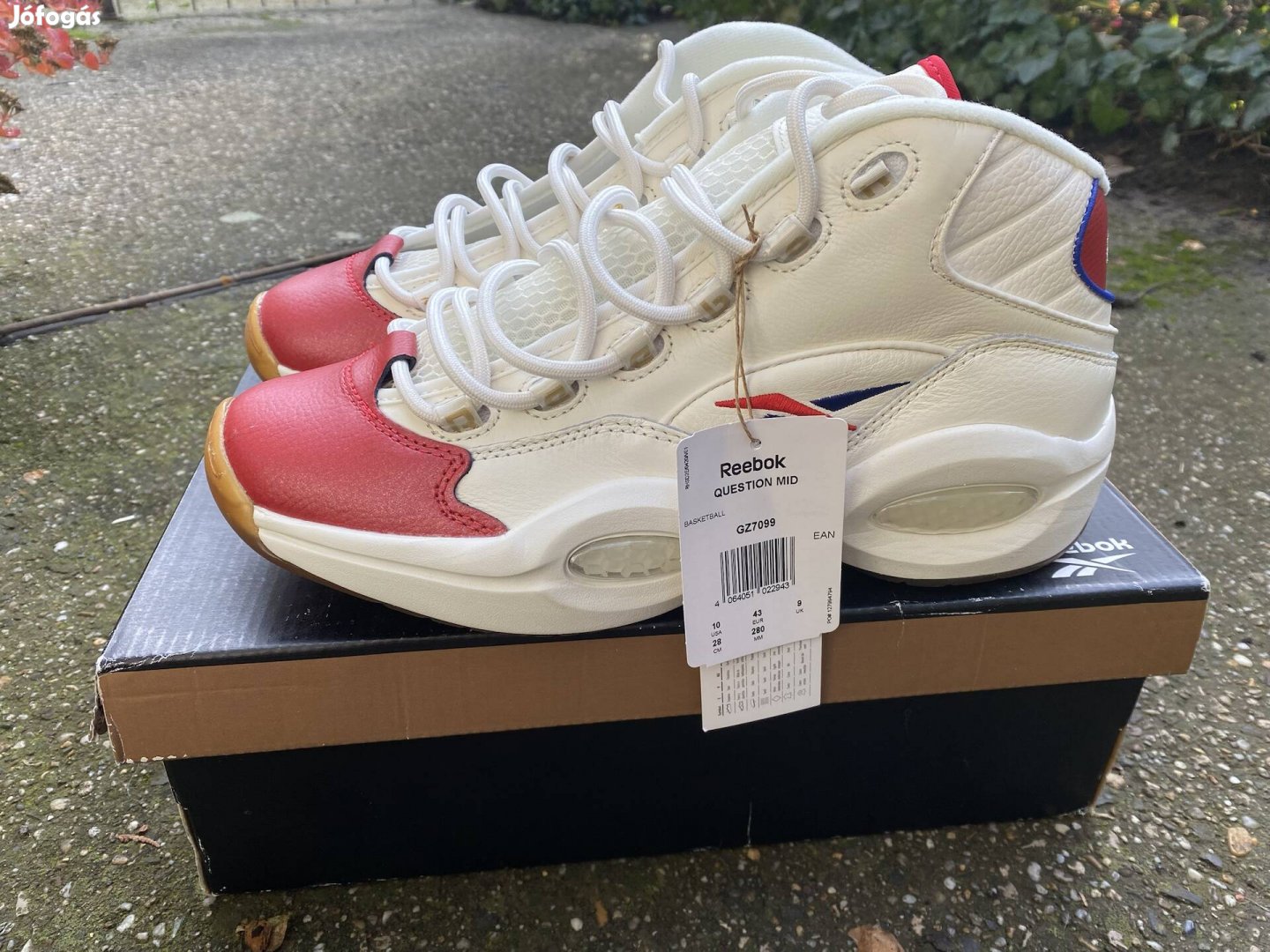 Új Reebok Question Basketball Kosárlabda Trainer Cipő 43-as
