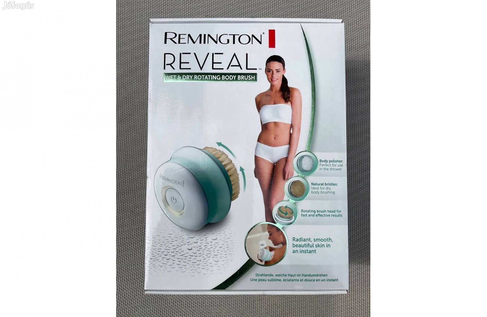 Új Remington BB 1000 Reveal nedves/száraz elektromos testkefe/bőrradír