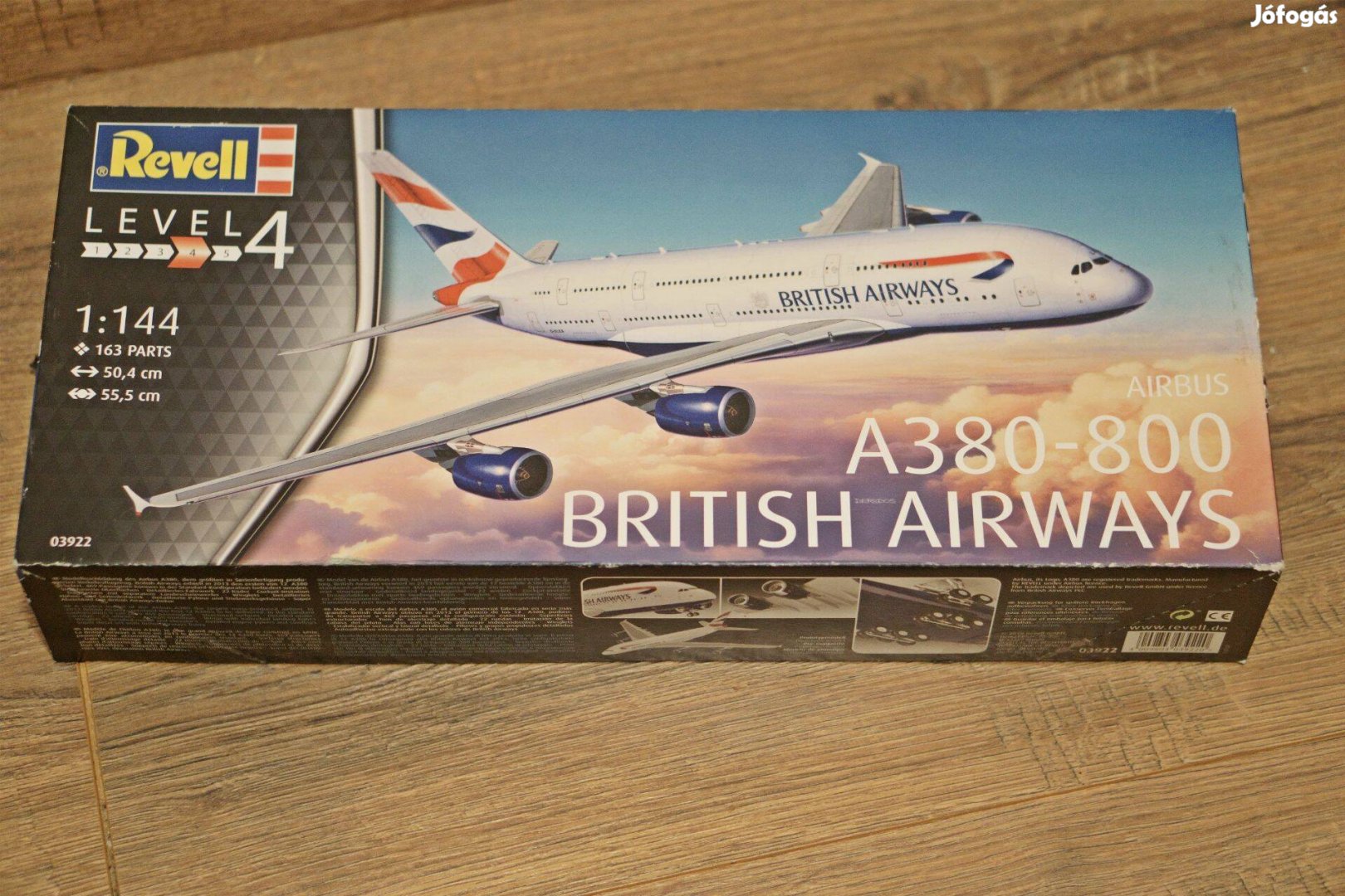 Új Revell British Airways Airbus A 380 makett 1:144