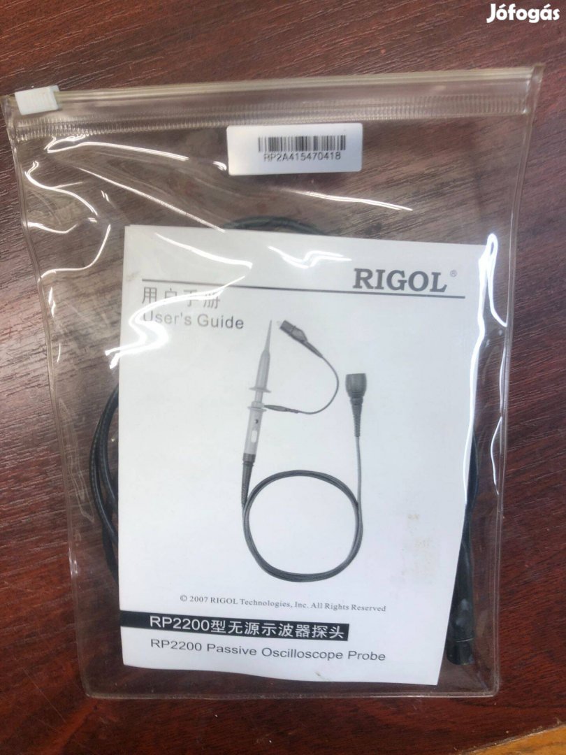 Új Rigol RP2200 Kalibrált nagy ellenállású oszcilloszkóp Mérőfej