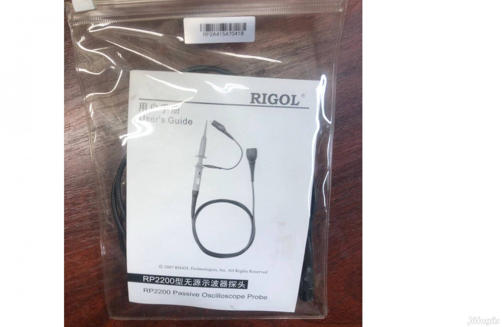Új Rigol RP2200 Kalibrált nagy ellenállású oszcilloszkóp mérőfej