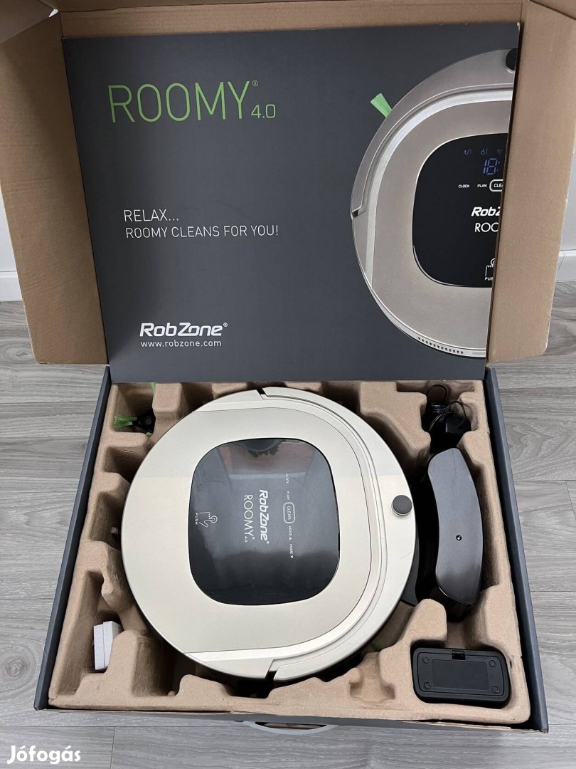 Új Robzone Roomy 4.0 robotporszívó