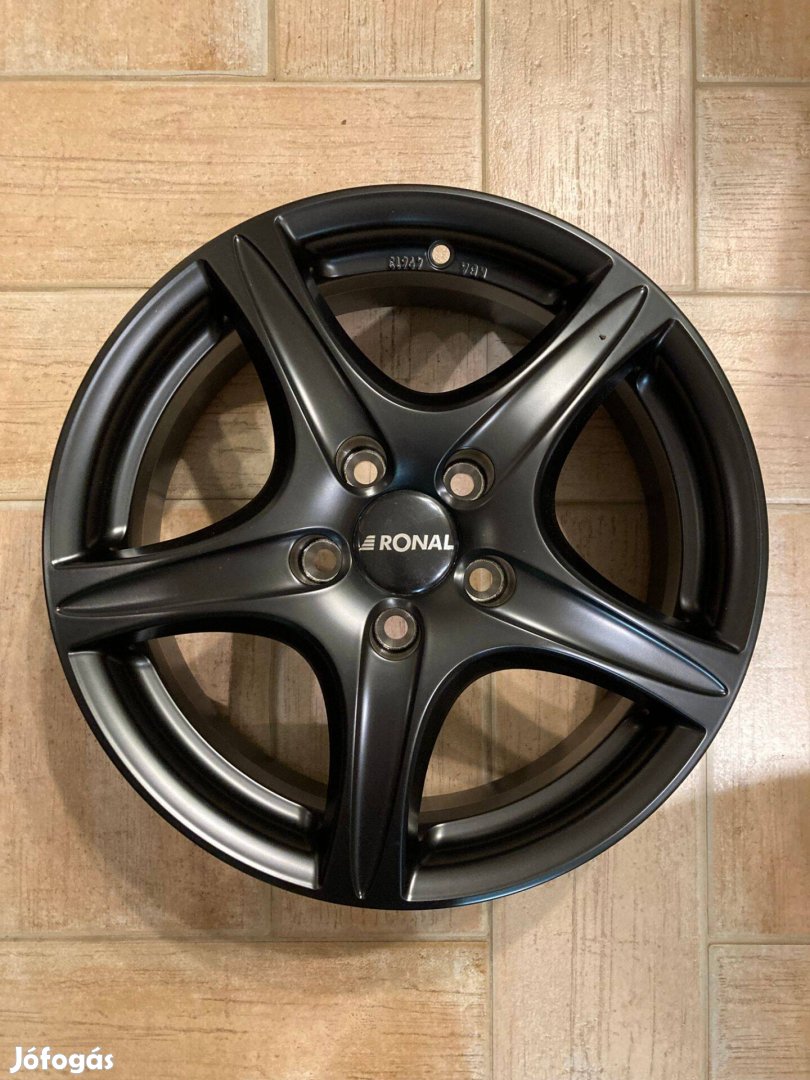 Új Ronal R56 MATT Fekte Felni 6,5X16 4 DB eladó