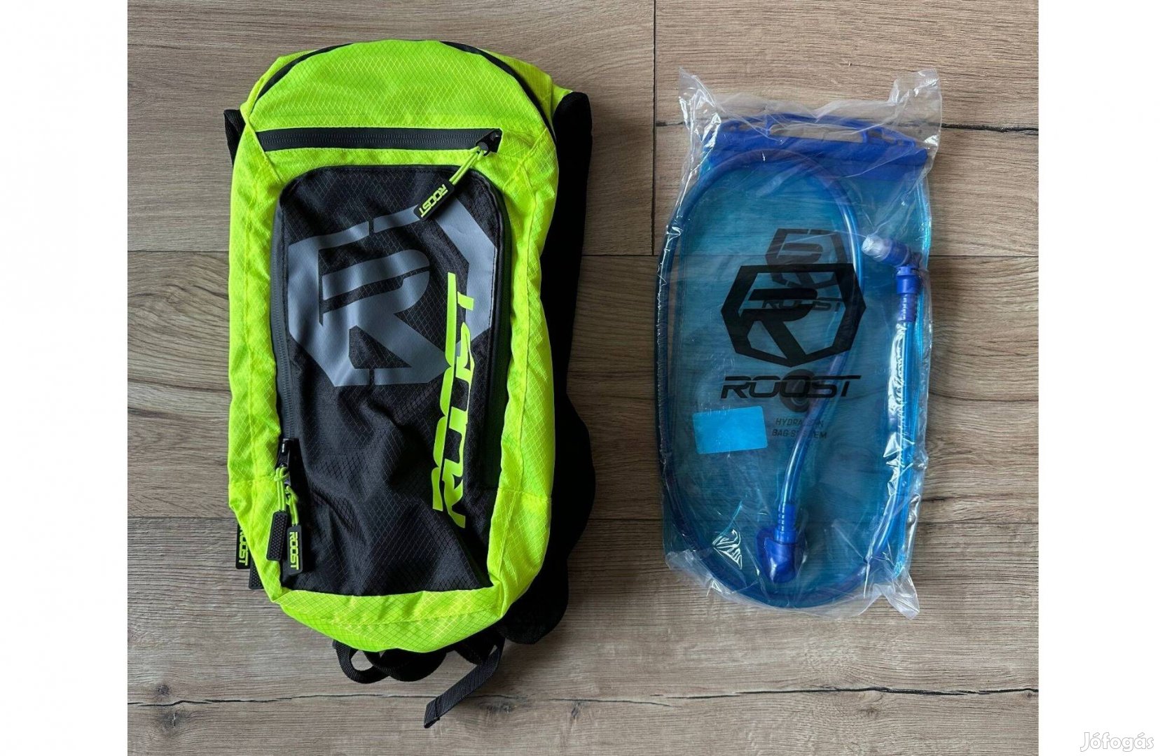 Új Roost fluo sárga, hidratációs enduro hátizsák, ivóhátizsák - KTM