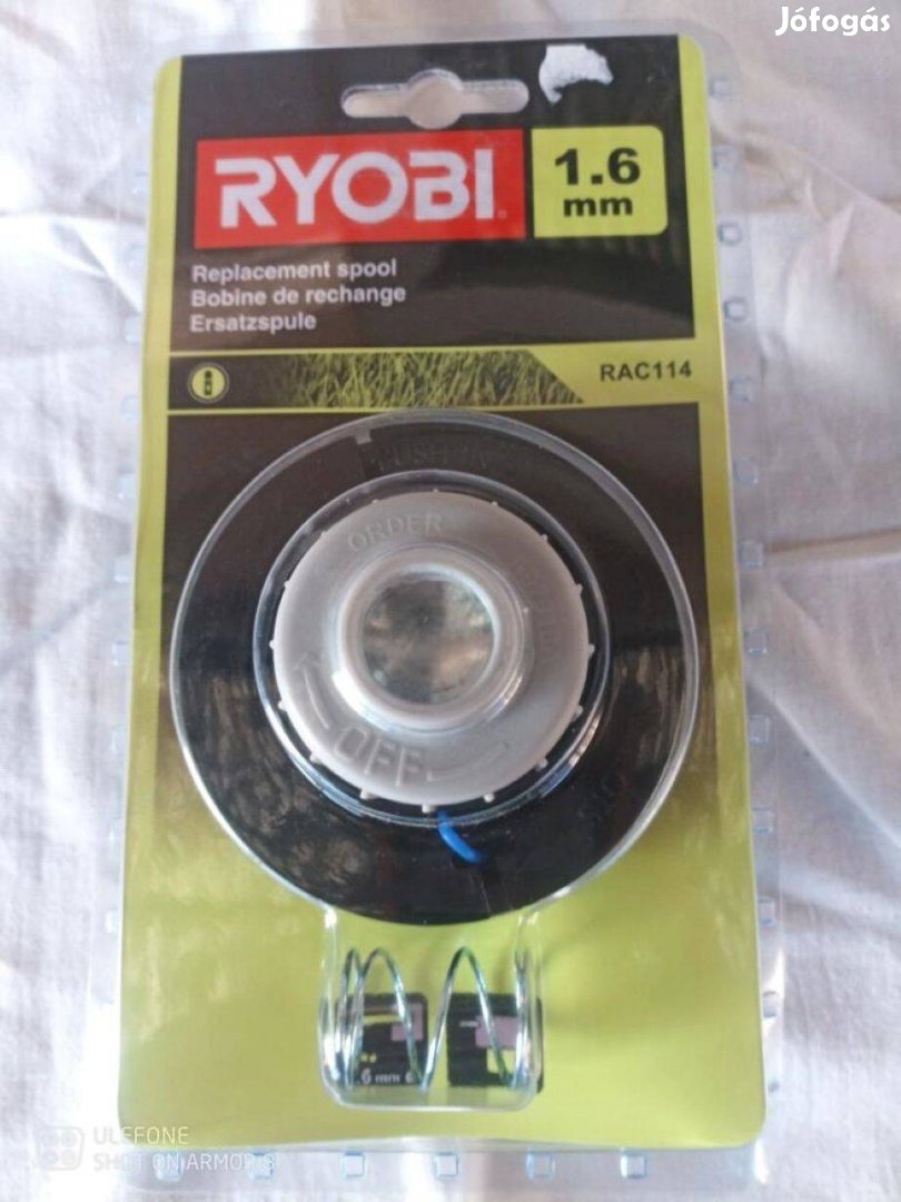 Új Ryobi RAC114 1,6 mm damilfej orsó fűkasza szegélynyíró