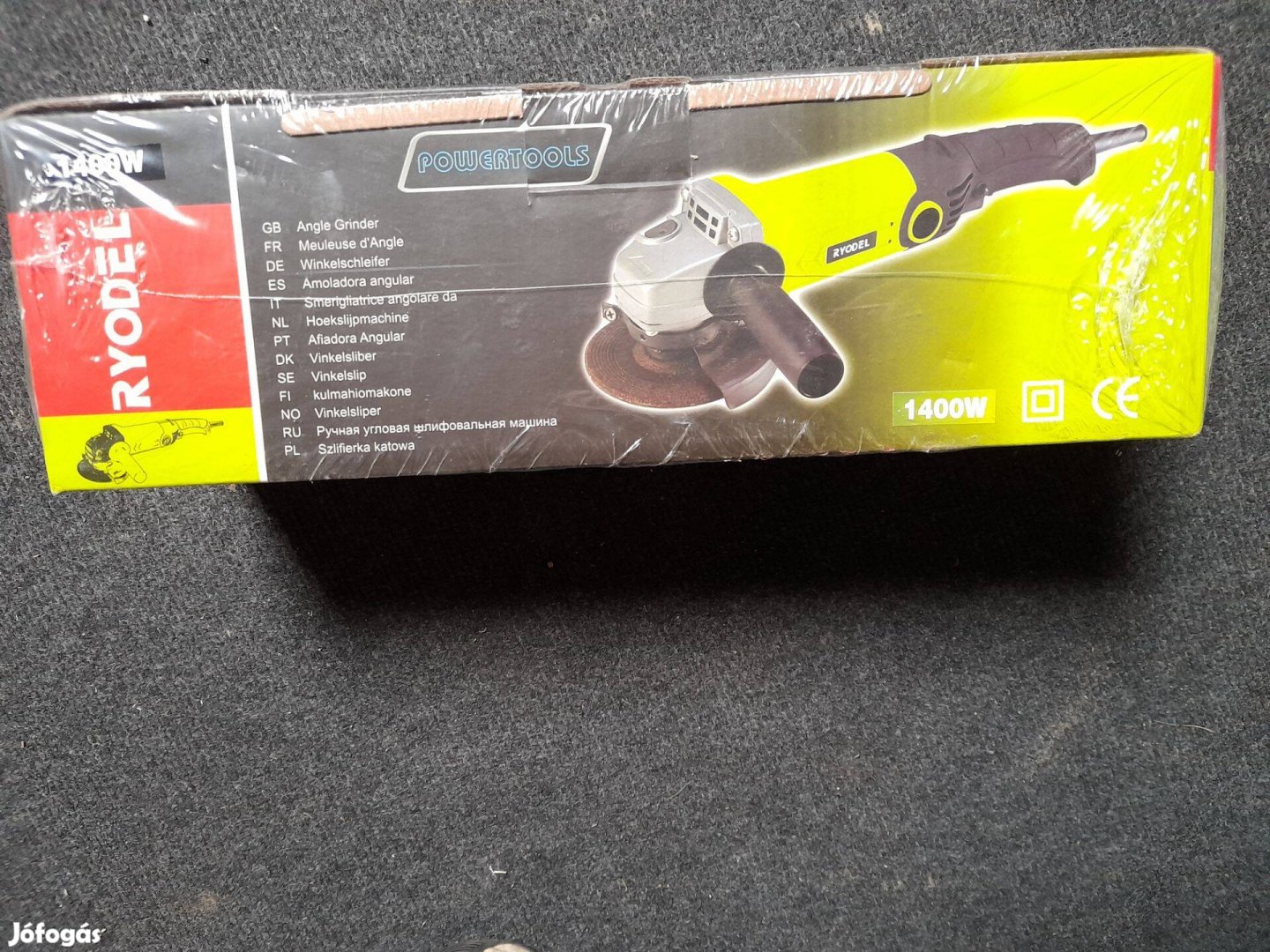 Új Ryodel power tools 1400W sarokcsiszoló, flex, 125mm