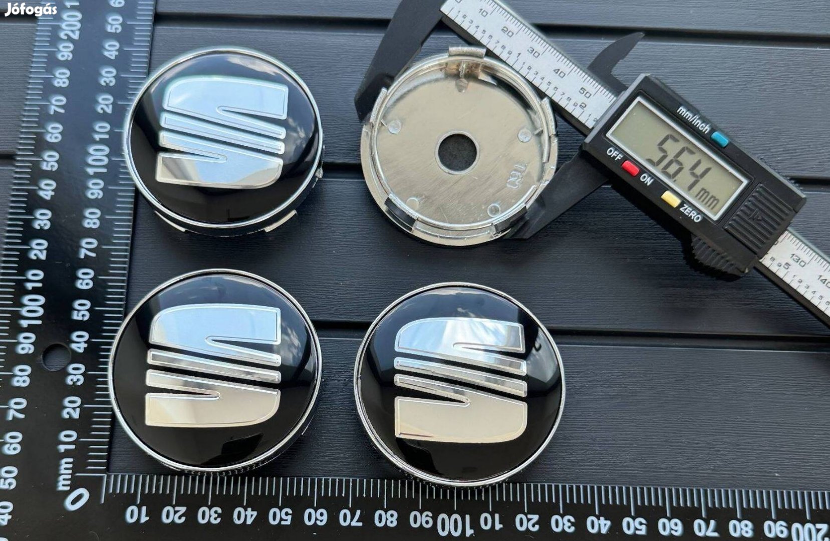 Új SEAT 60mm Felni Alufelni Közép Kupak Felnikupak Embléma