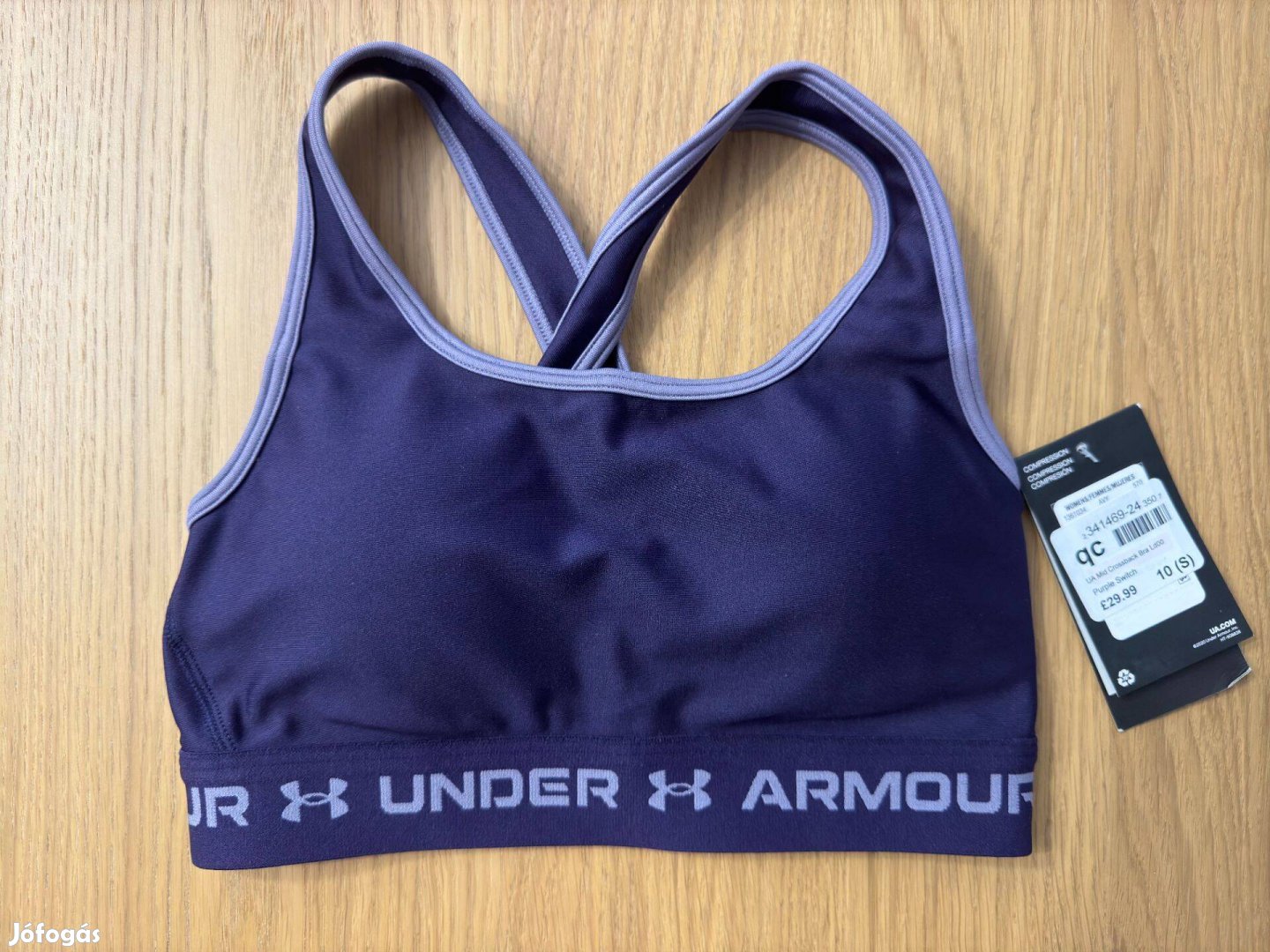 Uj S Under Armour Crossback Mid Bra Sportmelltarto Kozepes Tartasú