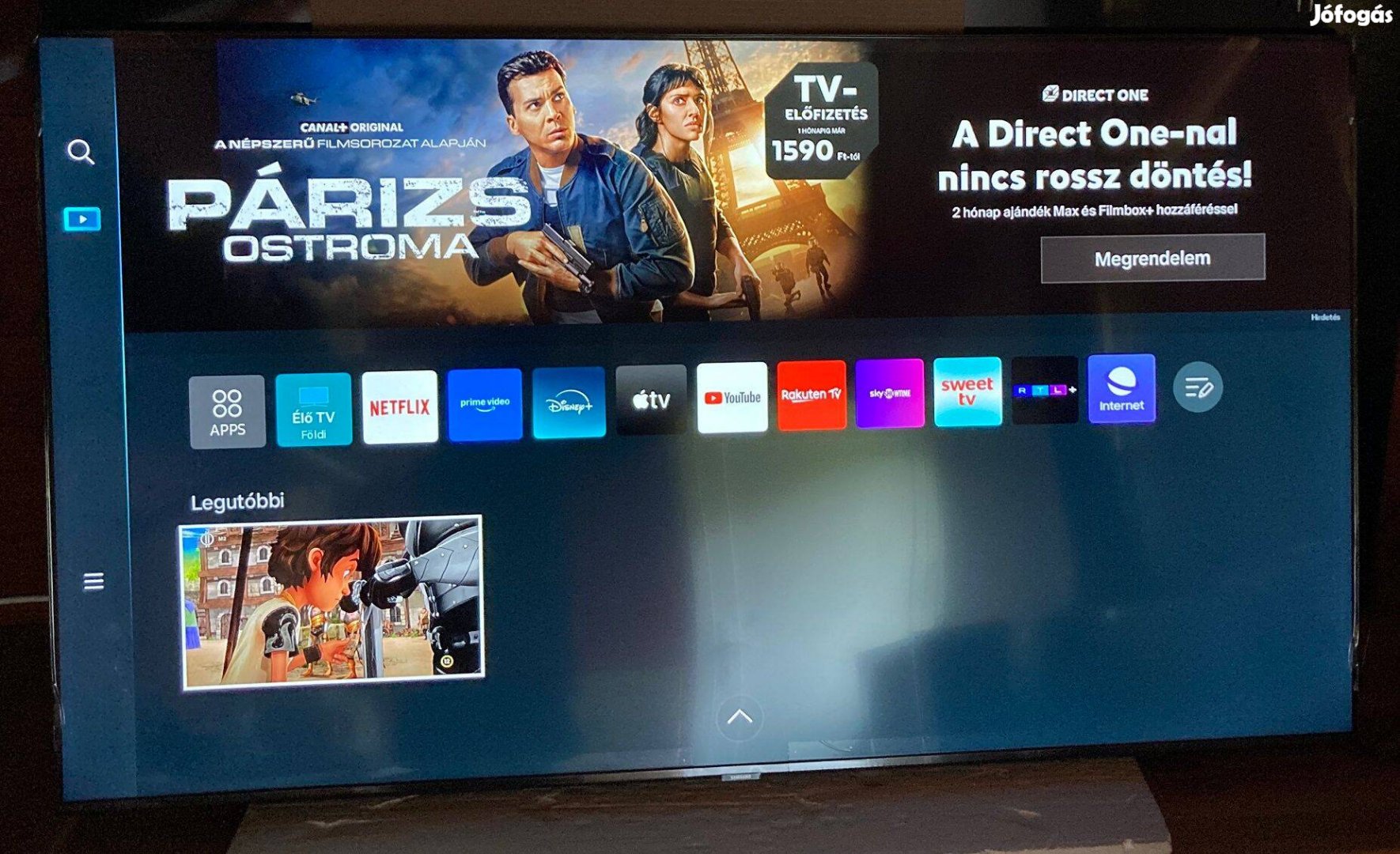 Új Samsung 65CU7092U 65" 165 cm 4K UHD smart led tv