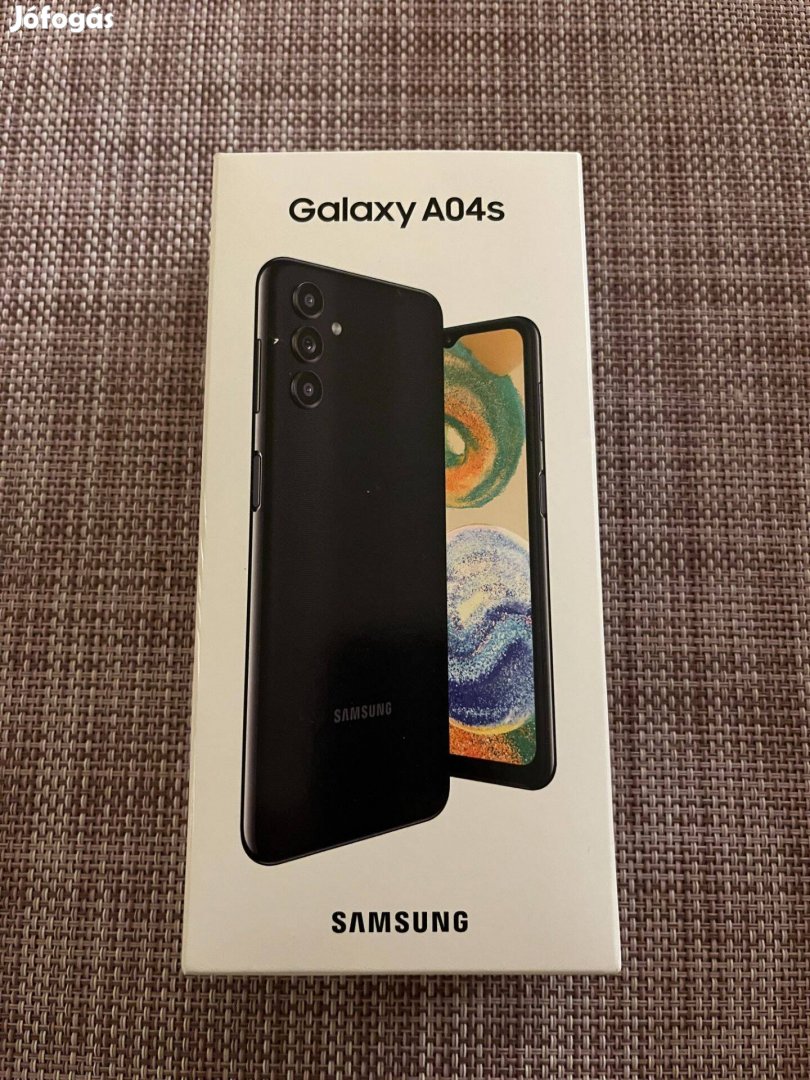 Új Samsung Galaxy A04s 32gb 3gb fekete kártyafüggetlen