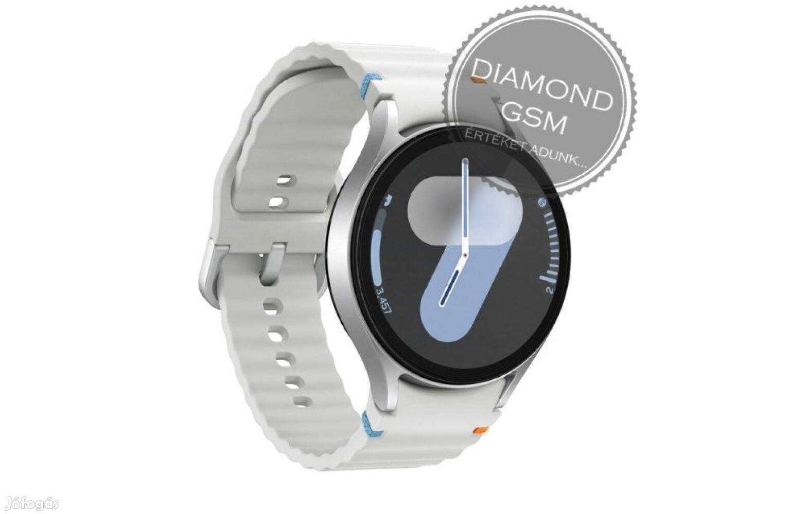 Új Samsung Galaxy L310 Watch7 44mm Ezüst színben, gyári