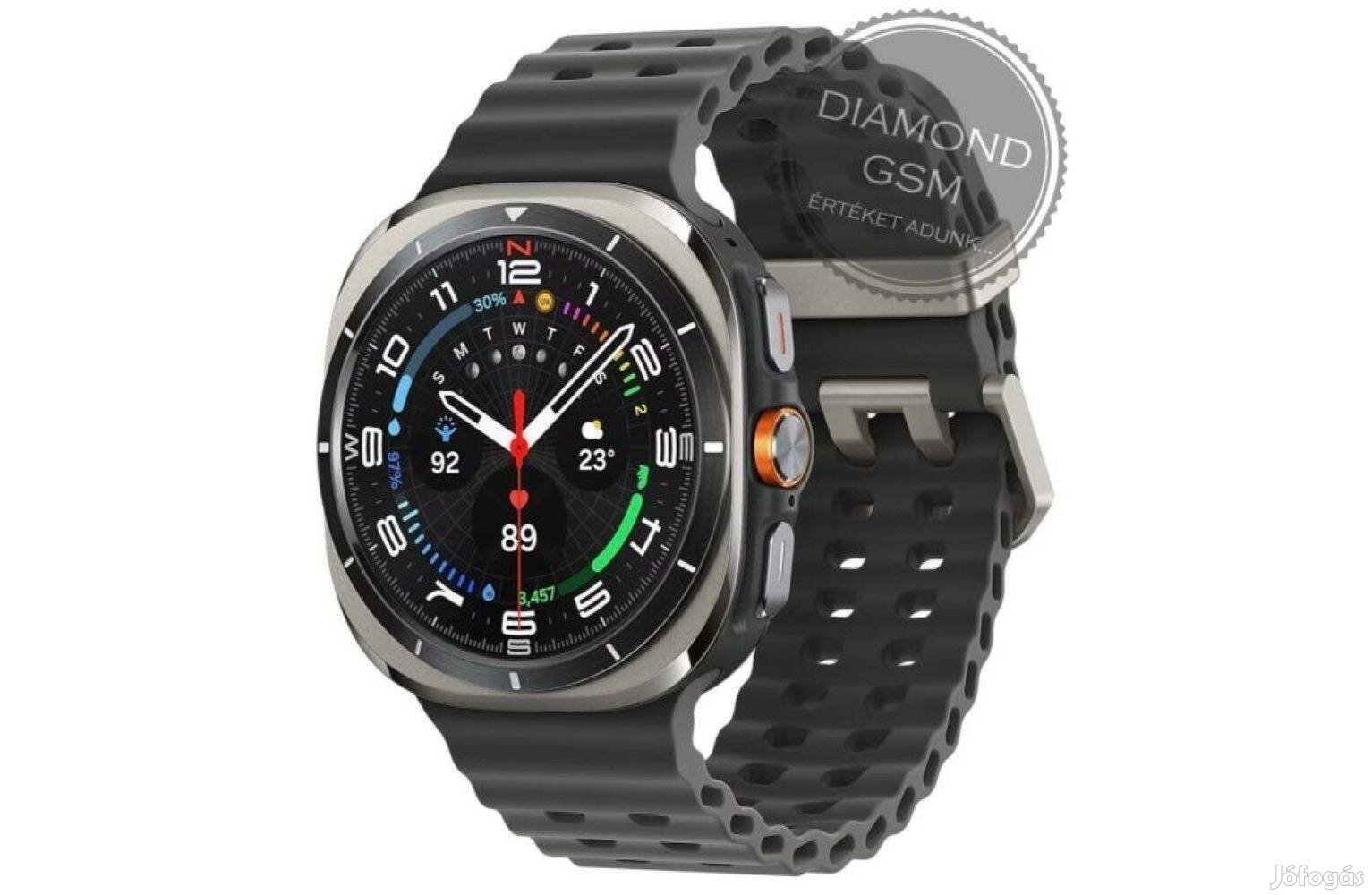 Új Samsung Galaxy L705 Watch Ultra 47mm LTE, Szürke színben