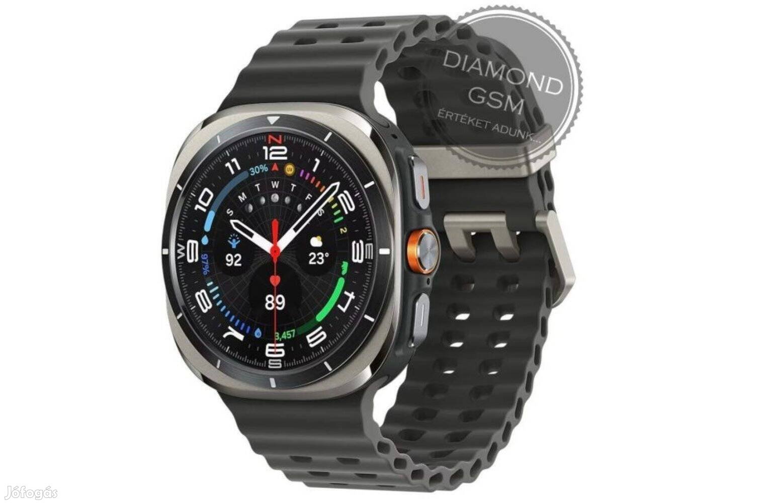 Új Samsung Galaxy L705 Watch Ultra 47mm LTE, Szürke színben,