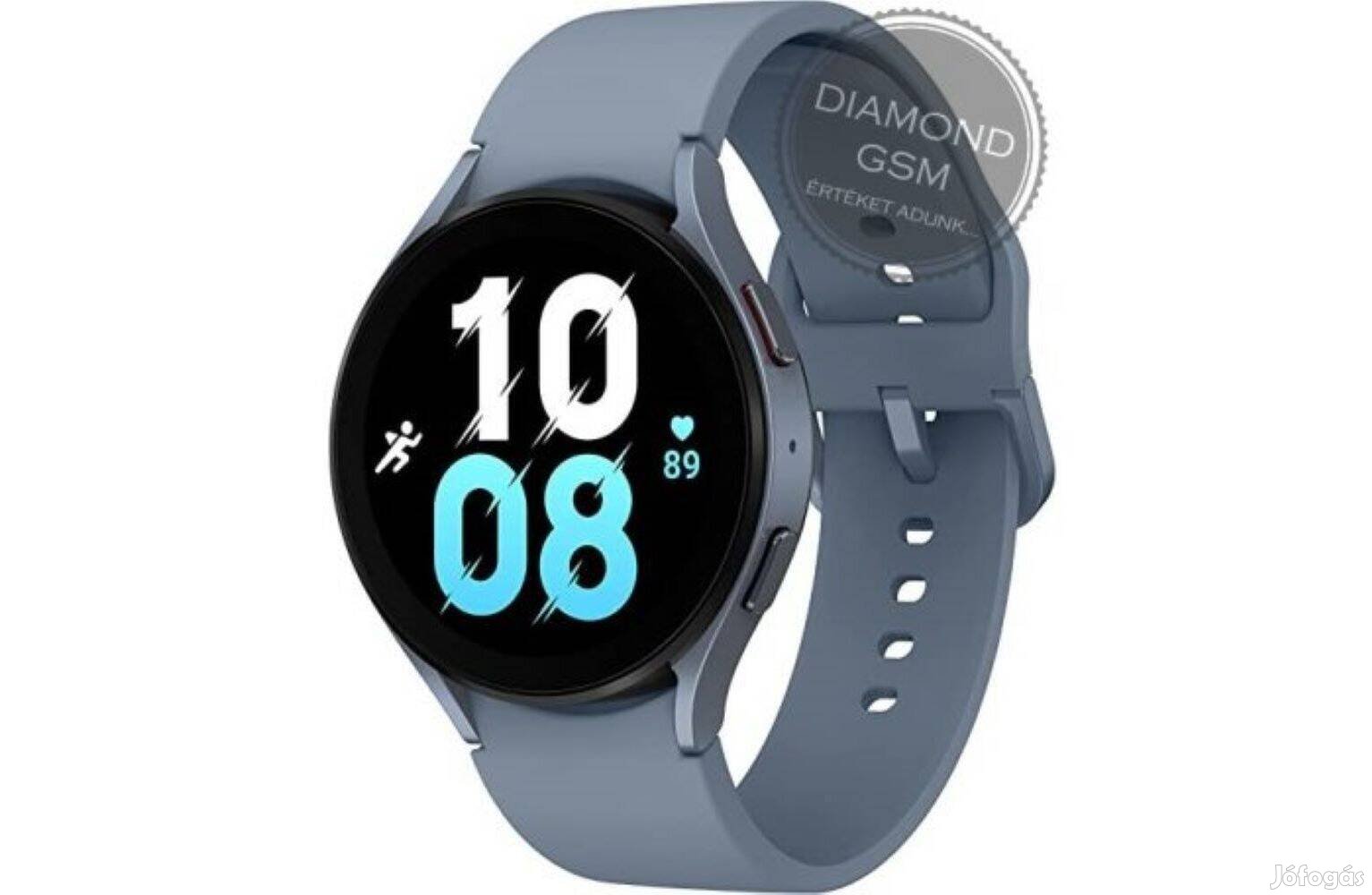 Új Samsung Galaxy Watch5 SM-R915 LTE 44mm, Zafir színben,