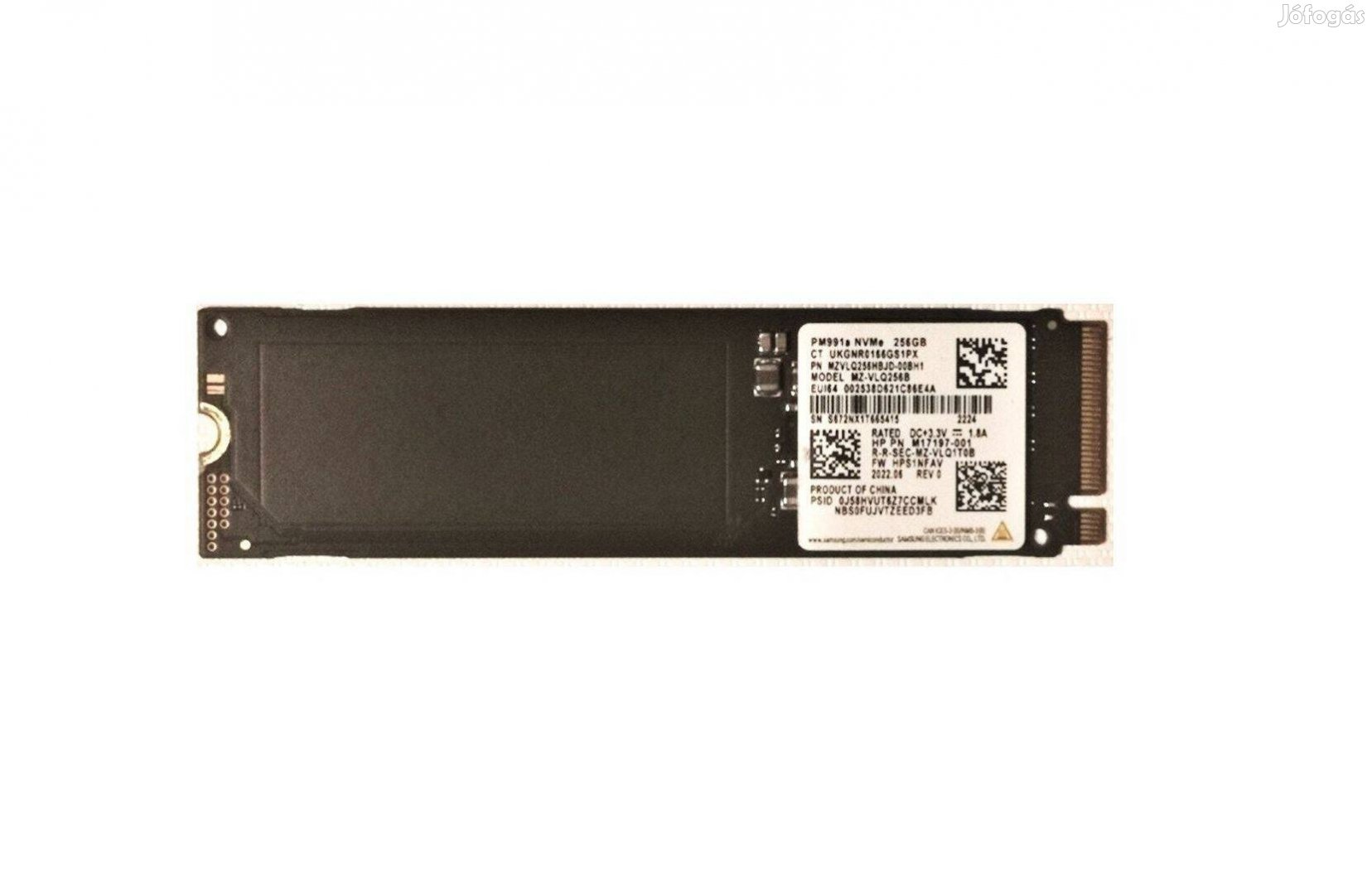 Új Samsung PM991a - 256GB, M.2 Pcie Nvme SSD