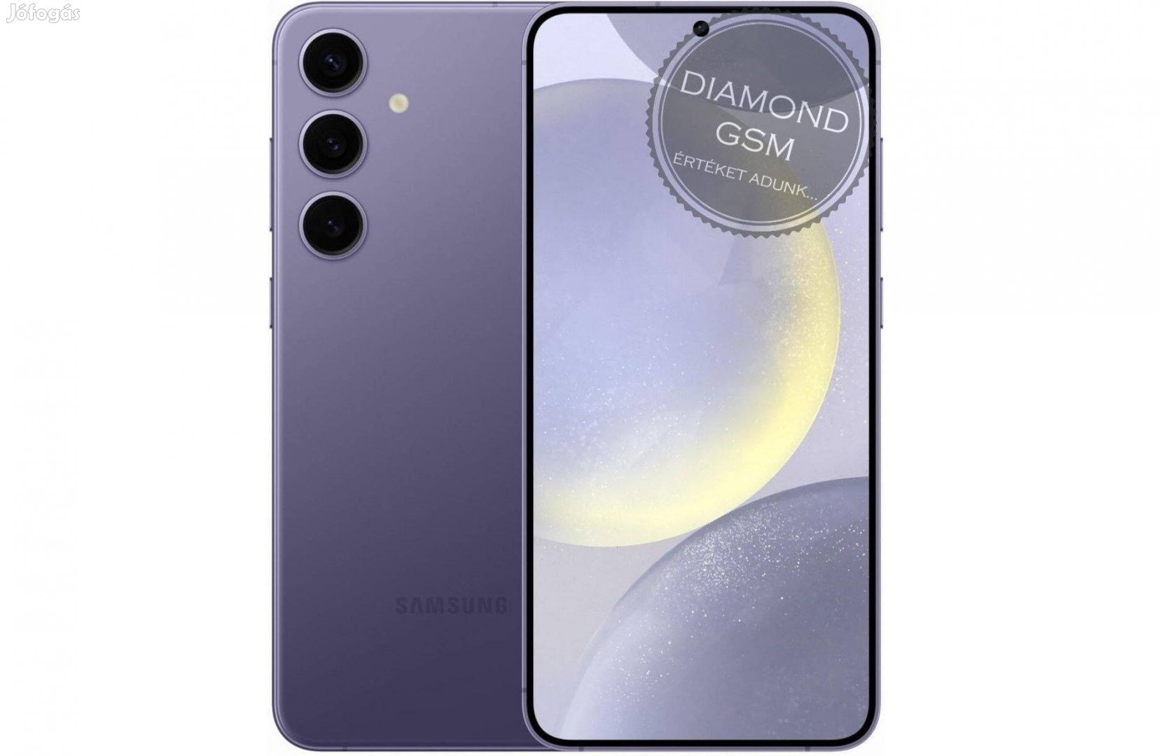 Új Samsung S921B/DS S24 5G 128GB 8GB Dual, Kobaltlila színben,