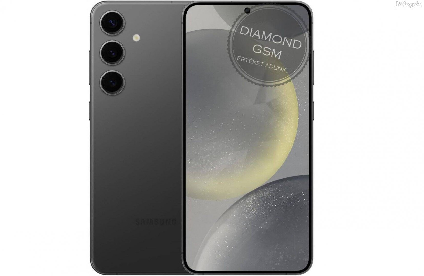 Új Samsung S921B/DS S24 5G 256GB 8GB Dual, Ónixfekete színben