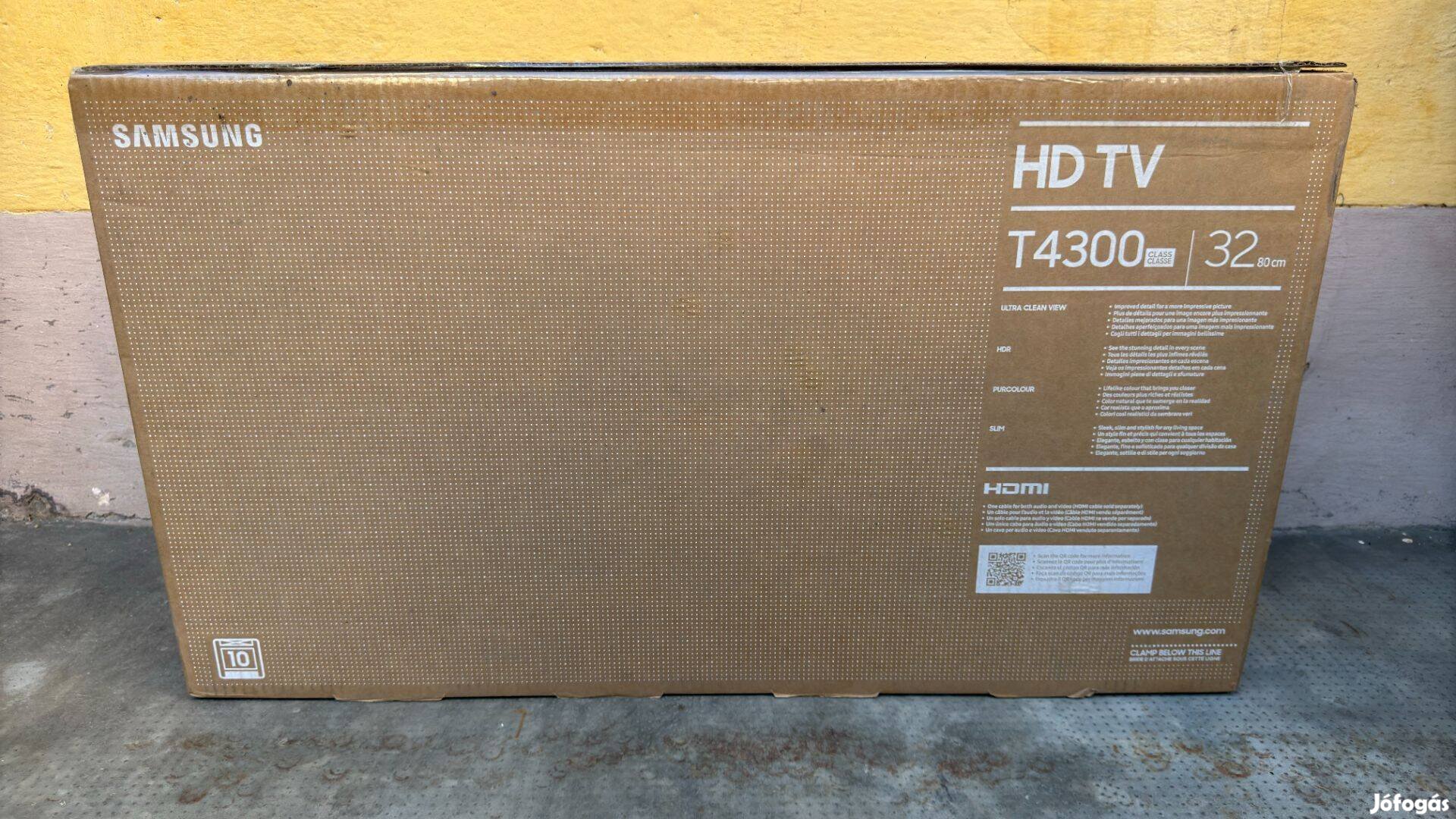 Új Samsung UE32T4302 T4300 Led TV HDTV Televízió HD Ready